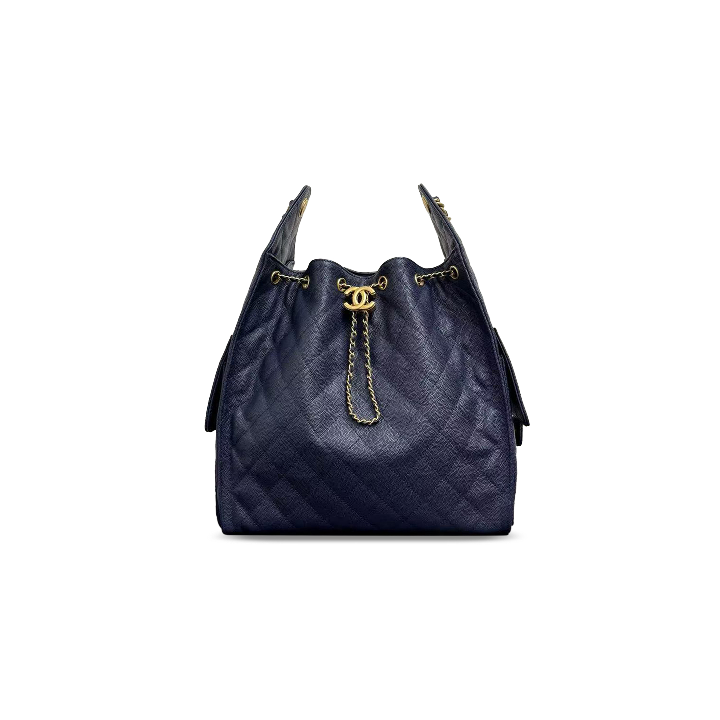 CHANEL 25 MEDIUM HANDBAG GRAINED CALFSKIN AS5311 37 (40*30*15cm)